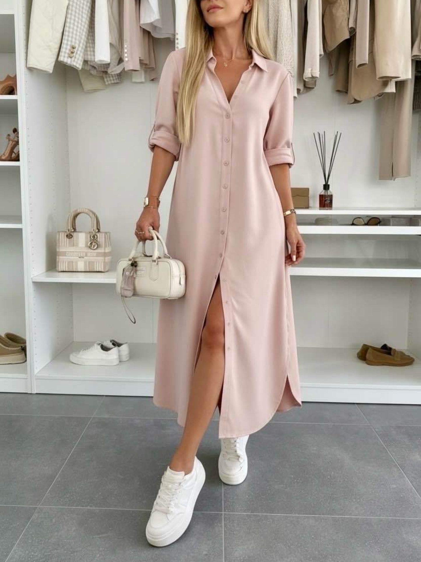 María - Vestido camisero Oversize