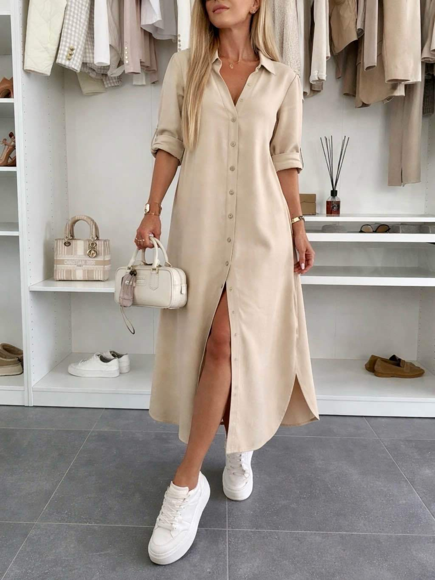 María - Vestido camisero Oversize