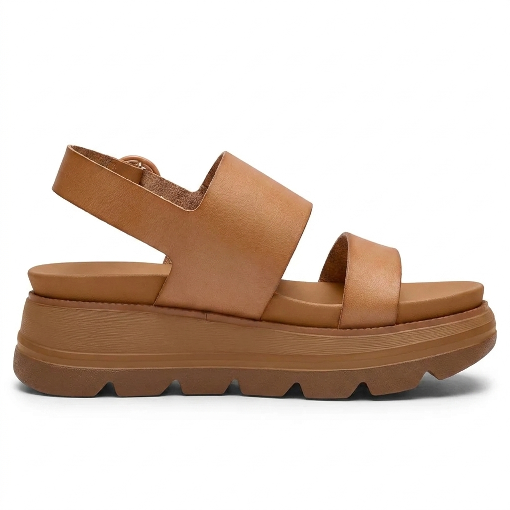 LANA - Sandalias de cuña con plataforma acolchada