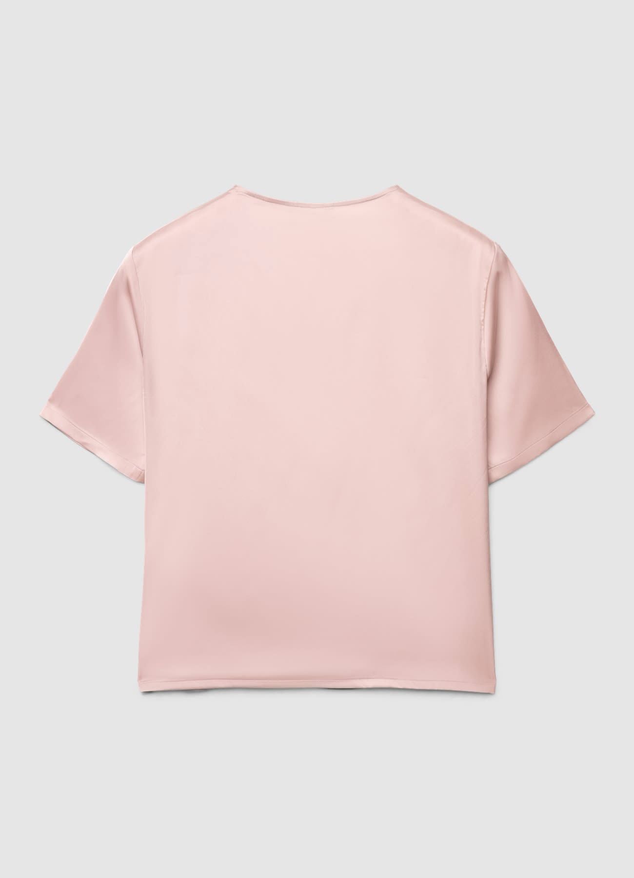 Camiseta lisa con efecto satén - Naara