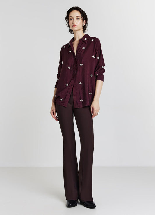 Camicia oversize applicazioni