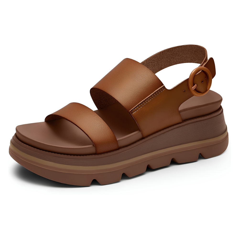 LANA - Sandalias de cuña con plataforma acolchada