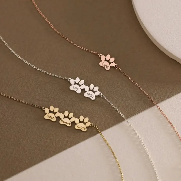 Lara - Pulsera personalizada con nombre y huella