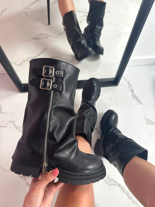 Mara - Botas con cremallera