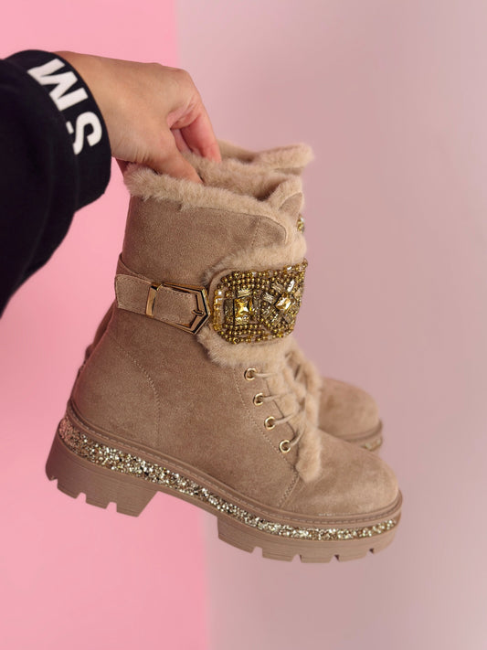 Gaara - Botas Stone Detail en color caqui