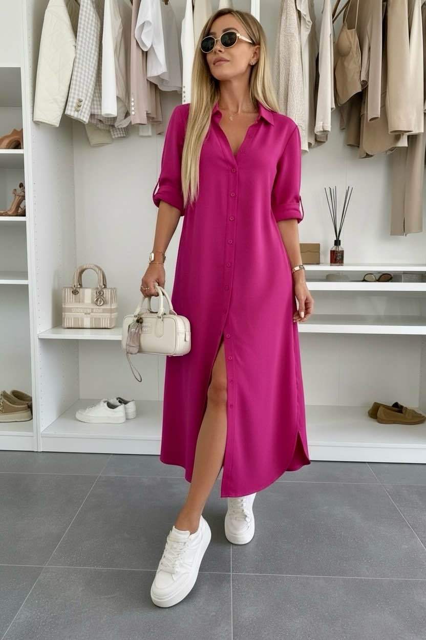 María - Vestido camisero Oversize