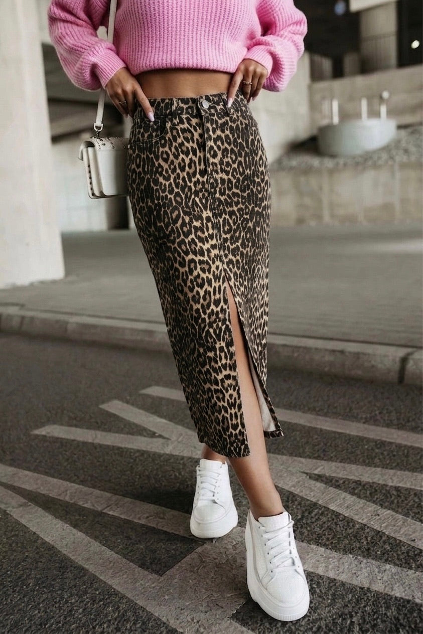 Carolina - Falda Leopardo
