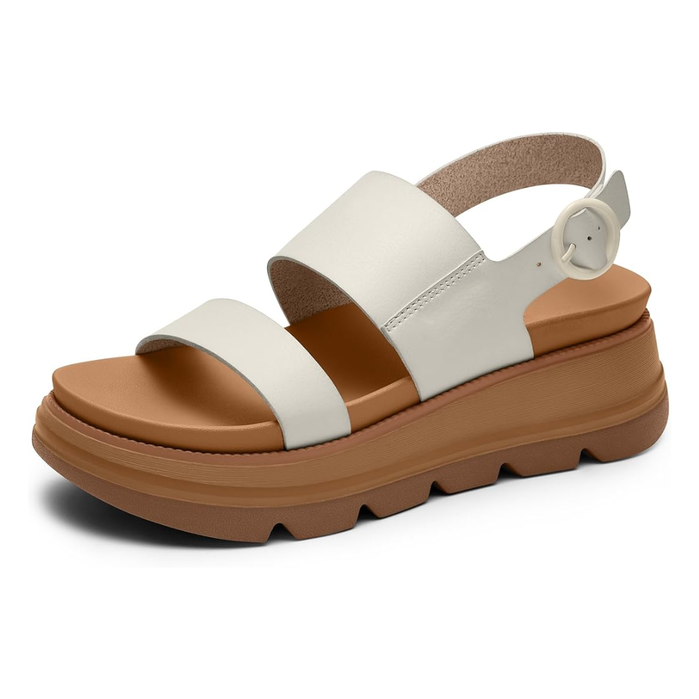 LANA - Sandalias de cuña con plataforma acolchada