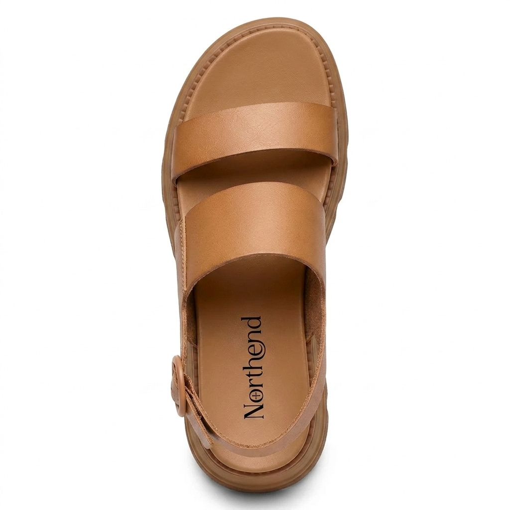 LANA - Sandalias de cuña con plataforma acolchada